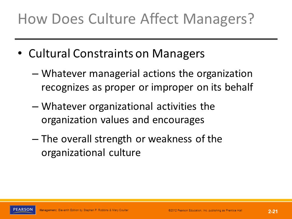 How does organizational culture impact on